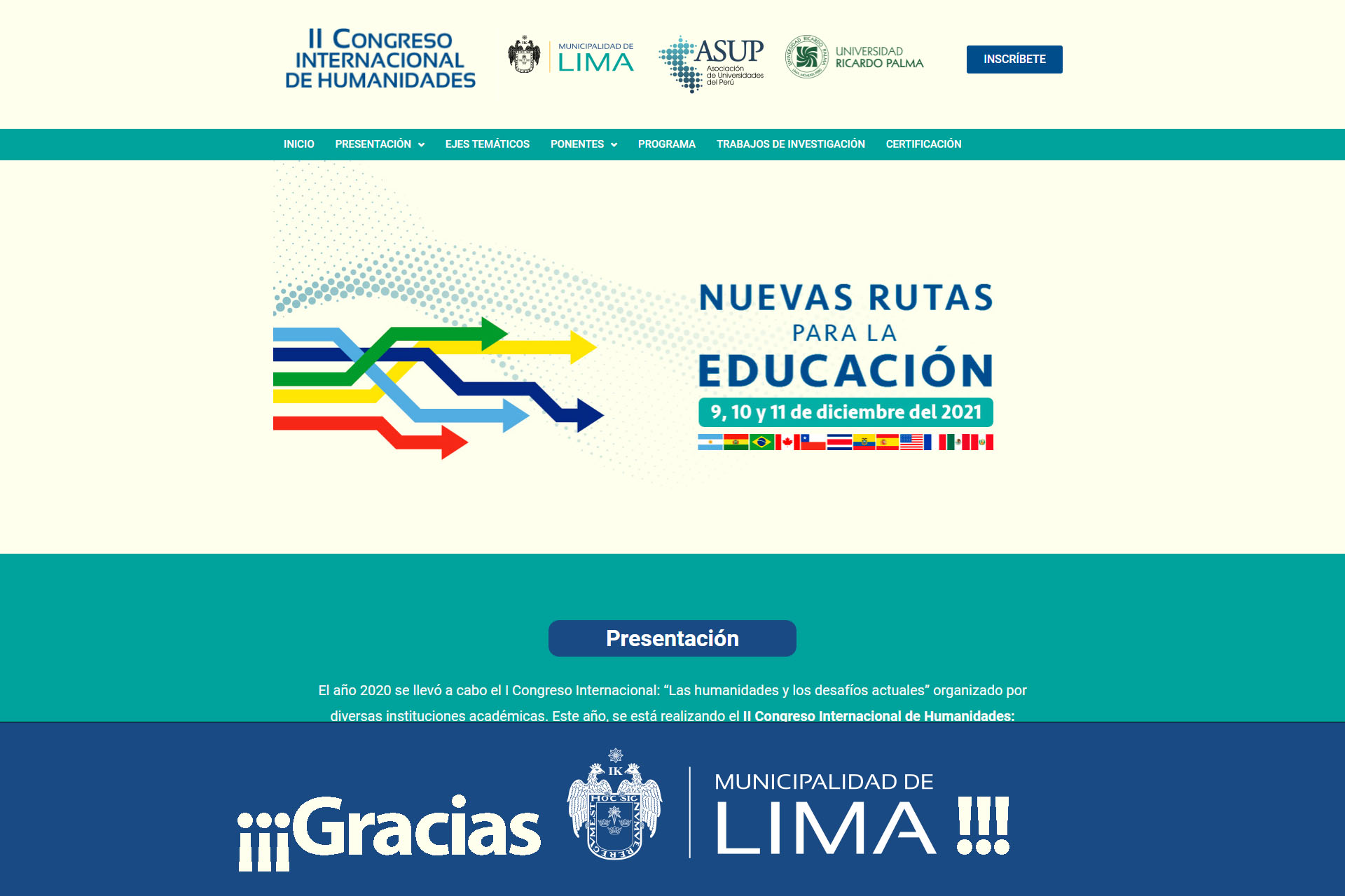 Read more about the article Gracias Municipalidad de Lima